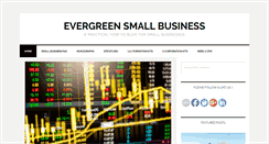 Desktop Screenshot of evergreensmallbusiness.com